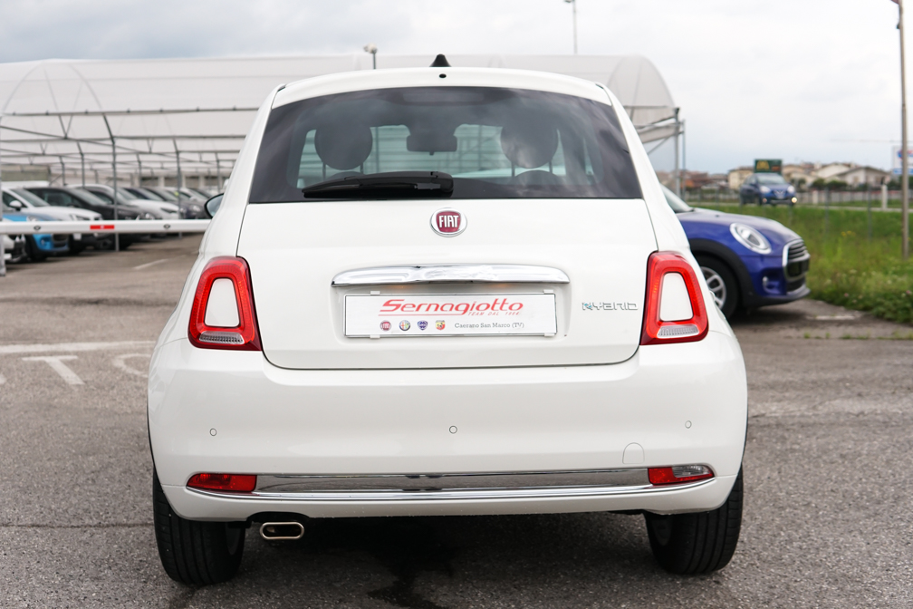 Fiat 500 Dolcevita Hybrid 70cv Bianco Gelato | Navigatore | Cerchi da 15″
