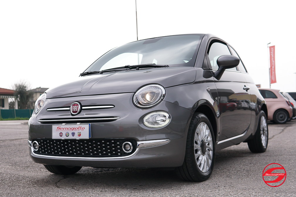 Fiat 500 1.0 hybrid Dolcevita 70cv | Navigatore | Sensori parcheggio | GRIGIO POMPEI