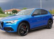 Alfa Romeo Stelvio 2.0 t Veloce Q4 280cv auto MY24 | Tetto | Cerchi 21″ | Blu Misano