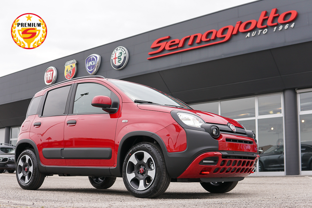 Fiat Panda 1.0 69cv firefly hybrid Cross 5 Posti | NEOPAT | Rosso Passione