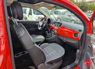 Fiat 500 1.2 69cv Lounge | Tetto apribile | Rosso Corallo