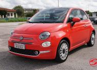 Fiat 500 1.2 69cv Lounge | Tetto apribile | Rosso Corallo